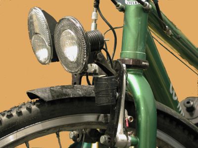 Front view of the tandem